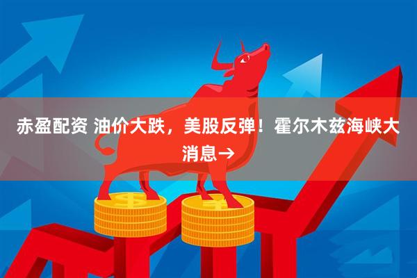 赤盈配资 油价大跌，美股反弹！霍尔木兹海峡大消息→