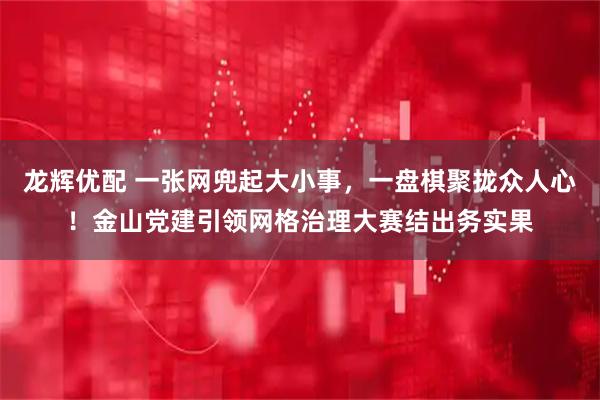 龙辉优配 一张网兜起大小事，一盘棋聚拢众人心！金山党建引领网格治理大赛结出务实果