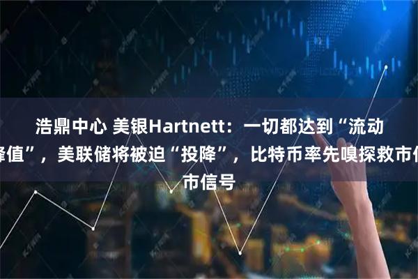 浩鼎中心 美银Hartnett:一切都达到“流动性峰值”,美联储将被迫“投降”,比特币率先嗅探救市信号